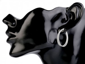 Náušnice kruhy z nerezové oceli