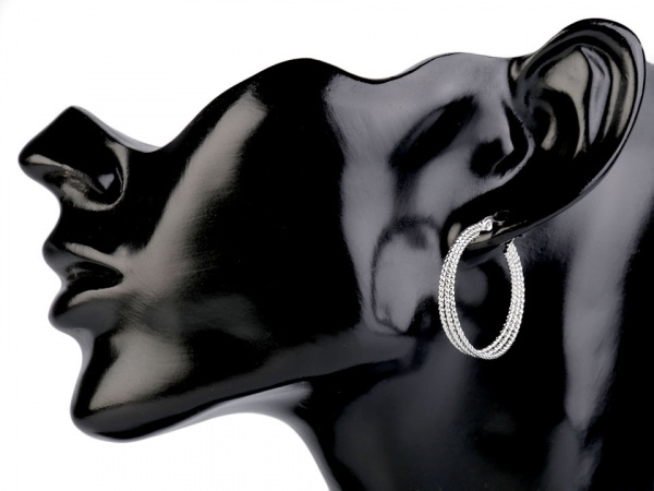 Náušnice kruhy z nerezové oceli