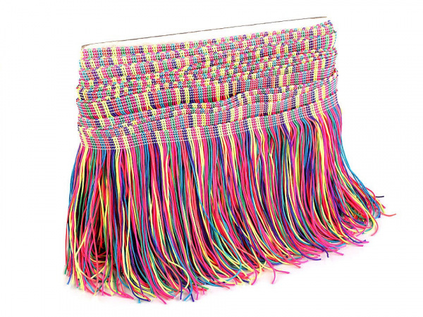 Třásně šíře 14 cm neon