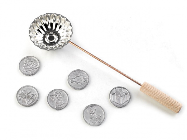 Sada vánoční lití olova