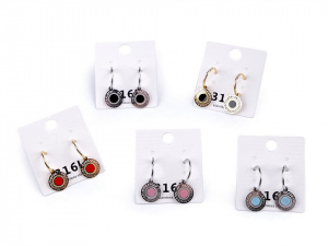 Náušnice z nerezové oceli mandala