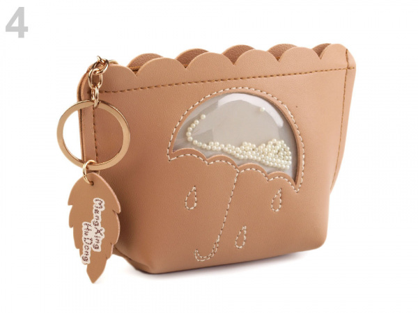 Peněženka / klíčenka s přesýpacím deštníkem