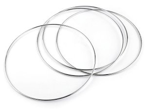 Kovový kruh na lapač snů / k dekorování Ø20 cm