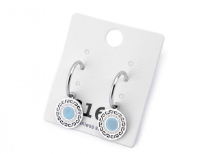 Náušnice z nerezové oceli mandala