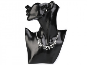 Svatební štrasová souprava s perlami - jablonecká bižuterie