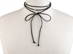 Náhrdelník choker / obojek s korálky