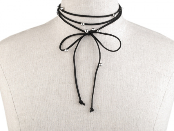 Náhrdelník choker / obojek s korálky