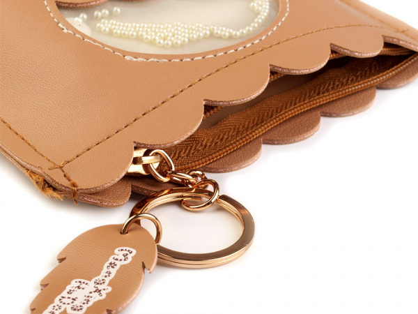 Peněženka / klíčenka s přesýpacím deštníkem