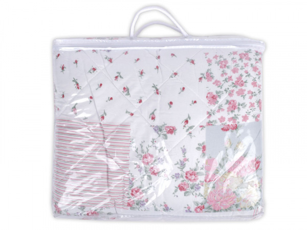 Prošívaný přehoz na postel oboustranný 220x240 cm