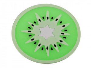 Silikonová podložka citrón, pomeranč, meloun, kiwi, jahoda Ø9 cm