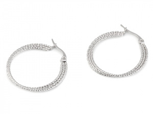 Náušnice kruhy z nerezové oceli