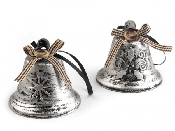 Vánoční zvoneček 60x65 mm