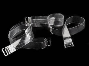 Ramínka silikonová šíře 12 mm s kovovým zapínáním