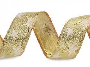 Stuha s lurexem šíře 25 mm