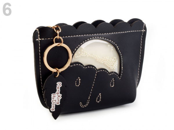 Peněženka / klíčenka s přesýpacím deštníkem