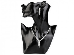 Štrasová souprava - jablonecká bižuterie