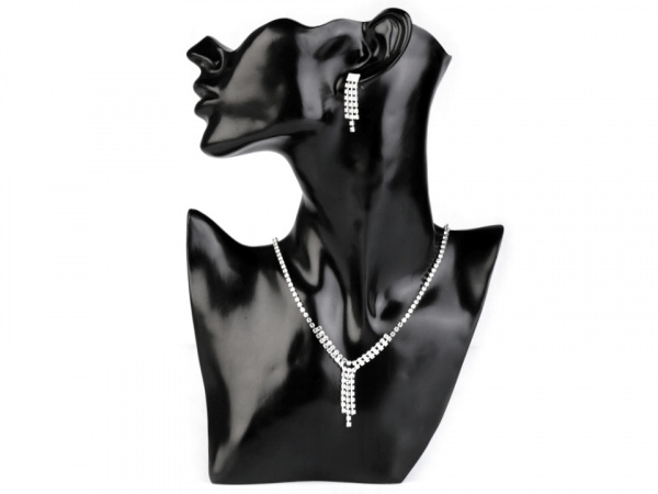 Štrasová souprava - jablonecká bižuterie