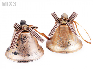 Vánoční zvoneček 60x65 mm