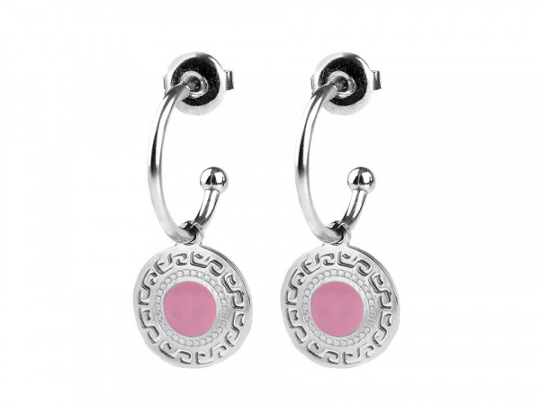 Náušnice z nerezové oceli mandala