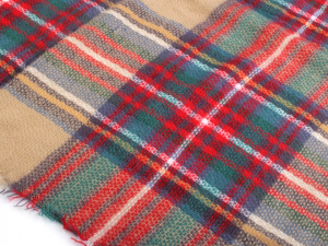 Velký teplý šátek / pléd 145x145 cm