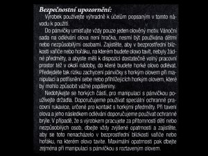 Sada vánoční lití olova