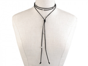 Náhrdelník choker / obojek s korálky