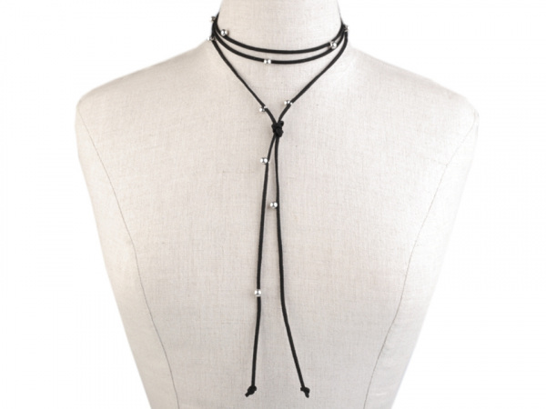 Náhrdelník choker / obojek s korálky