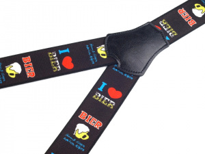 Šle pivní s otvírákem šíře 4 cm délka 120 cm