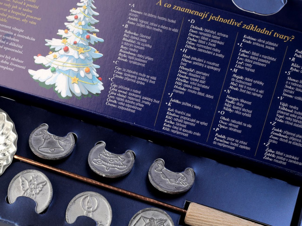 Sada vánoční lití olova