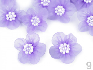 Skřipec do vlasů s květem