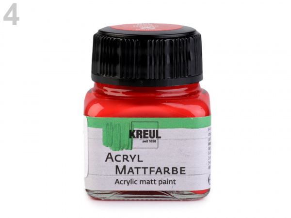 Akrylová barva na malování dekorací a interiérů 20 ml