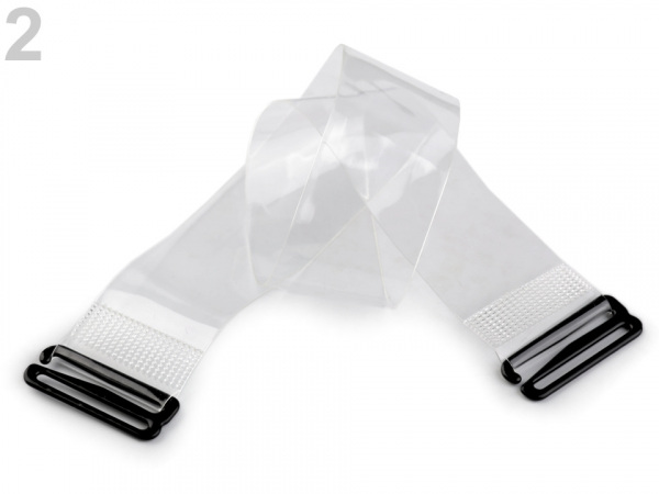 Podprsenkové zadní zapínání transparentní