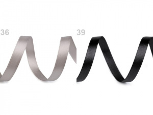 Atlasová stuha oboulící svazky po 5 m šíře 10 mm