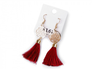 Náušnice z nerezové oceli se střapci