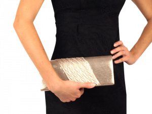 Kabelka - psaníčko metalické