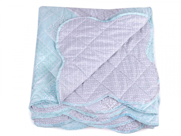 Prošívaný přehoz na postel oboustranný 220x240 cm