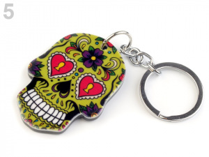 Přívěsek na batoh / klíče lebka