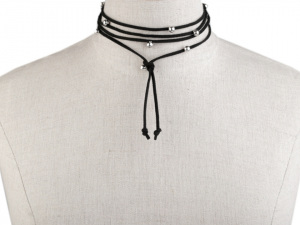 Náhrdelník choker / obojek s korálky