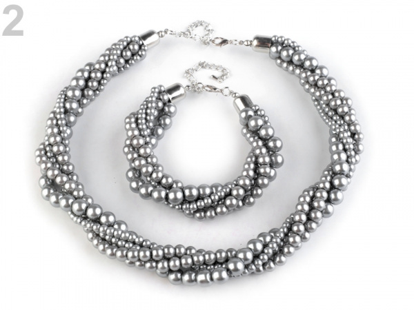 Perlový náhrdelník a náramek