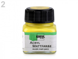 Akrylová barva na malování dekorací a interiérů 20 ml