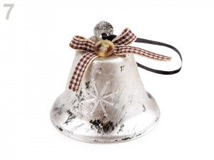 Vánoční zvoneček 60x65 mm