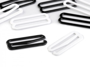 Háček a posunovač na prádlo šíře 30 mm kovový