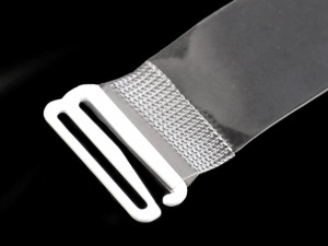 Podprsenkové zadní zapínání transparentní