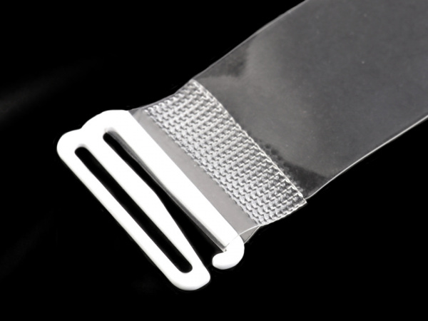 Podprsenkové zadní zapínání transparentní