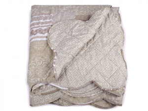 Prošívaný přehoz na postel oboustranný 220x240 cm