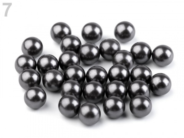 Perly / korálky Ø10 mm k nýtování