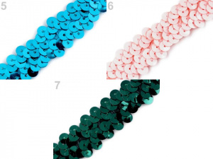 Flitrový prýmek šíře 20 mm elastický