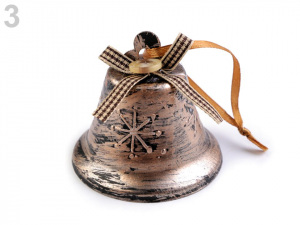 Vánoční zvoneček 60x65 mm