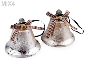 Vánoční zvoneček 60x65 mm