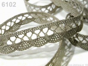 Bavlněná krajka paličkovaná šíře 18 mm